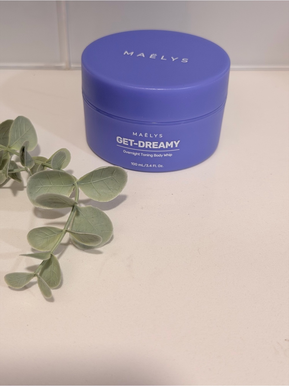 NEW Maelys Get Dreamy Overnight Toning Body Whip 3.4 fl oz 100 mL Travel Size